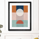 Abstract Geometric Artwork With Earthy Tones by Elena Ristova on GIANT ART - abstract abstract