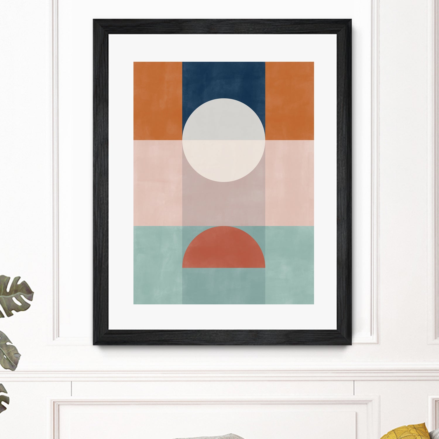 Abstract Geometric Artwork With Earthy Tones by Elena Ristova on GIANT ART - abstract abstract