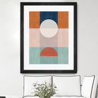 Abstract Geometric Artwork With Earthy Tones by Elena Ristova on GIANT ART - abstract abstract