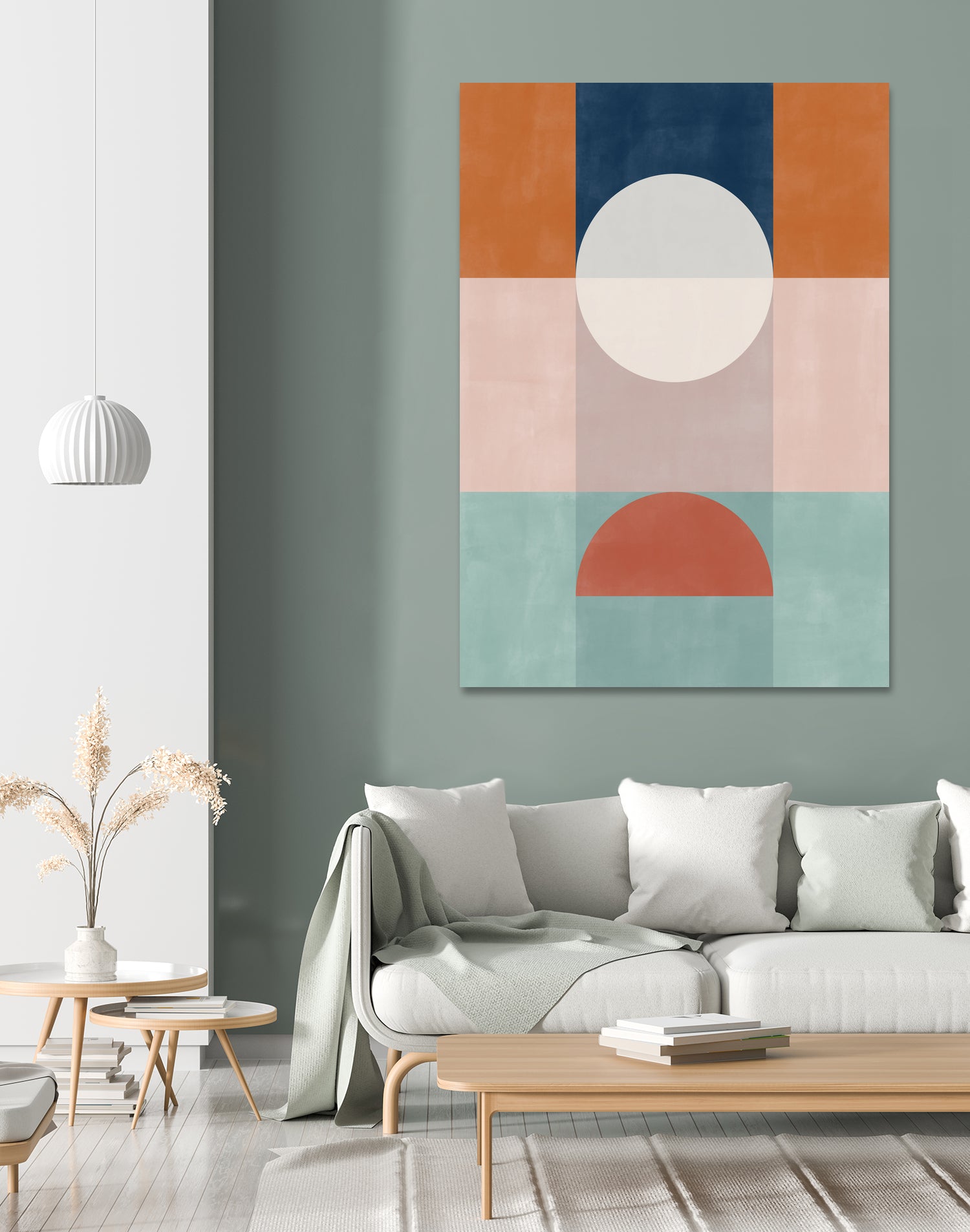 Abstract Geometric Artwork With Earthy Tones by Elena Ristova on GIANT ART - abstract abstract