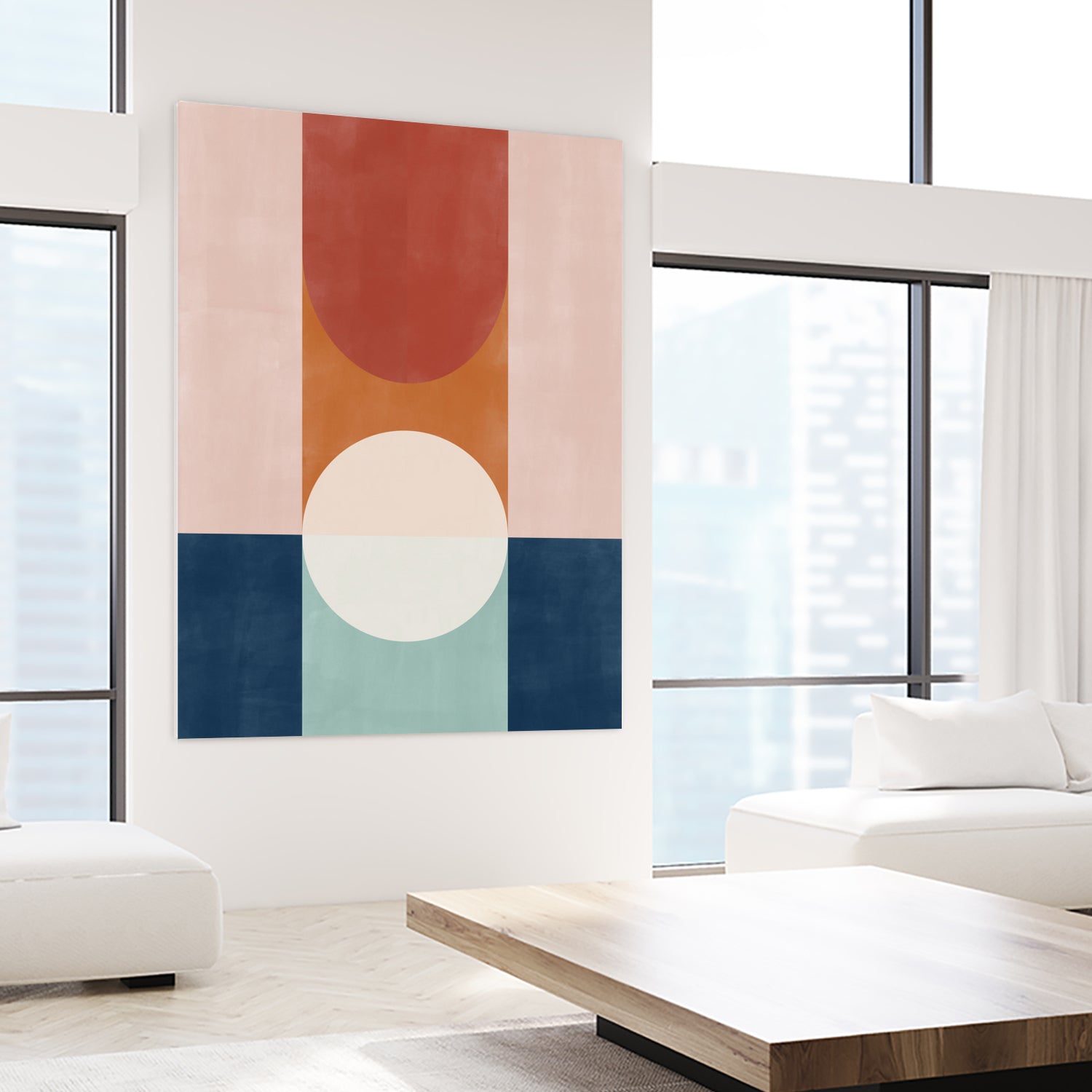 Abstract Design With Geometric Shapes by Elena Ristova on GIANT ART - abstract abstract