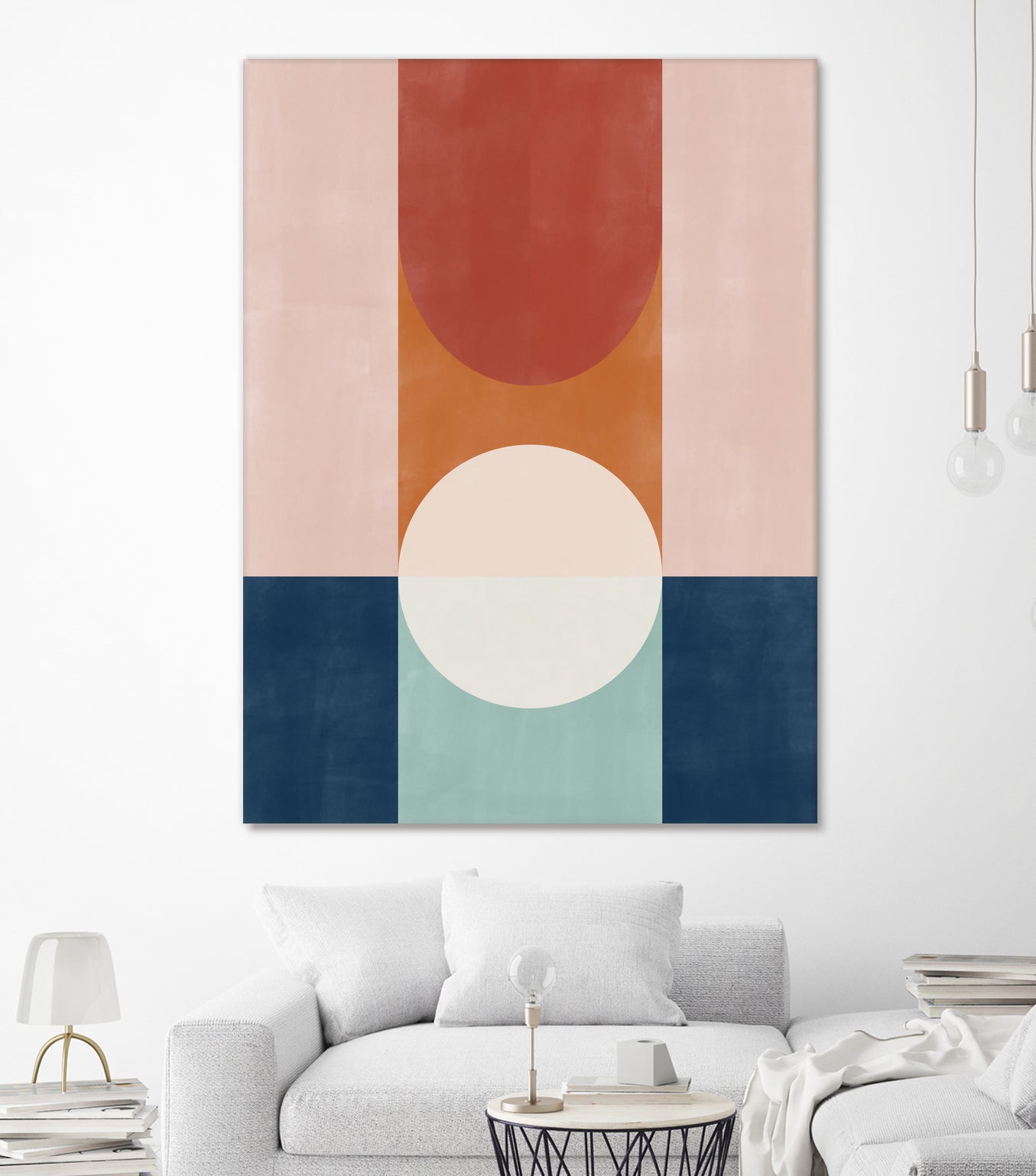 Abstract Design With Geometric Shapes by Elena Ristova on GIANT ART - abstract abstract