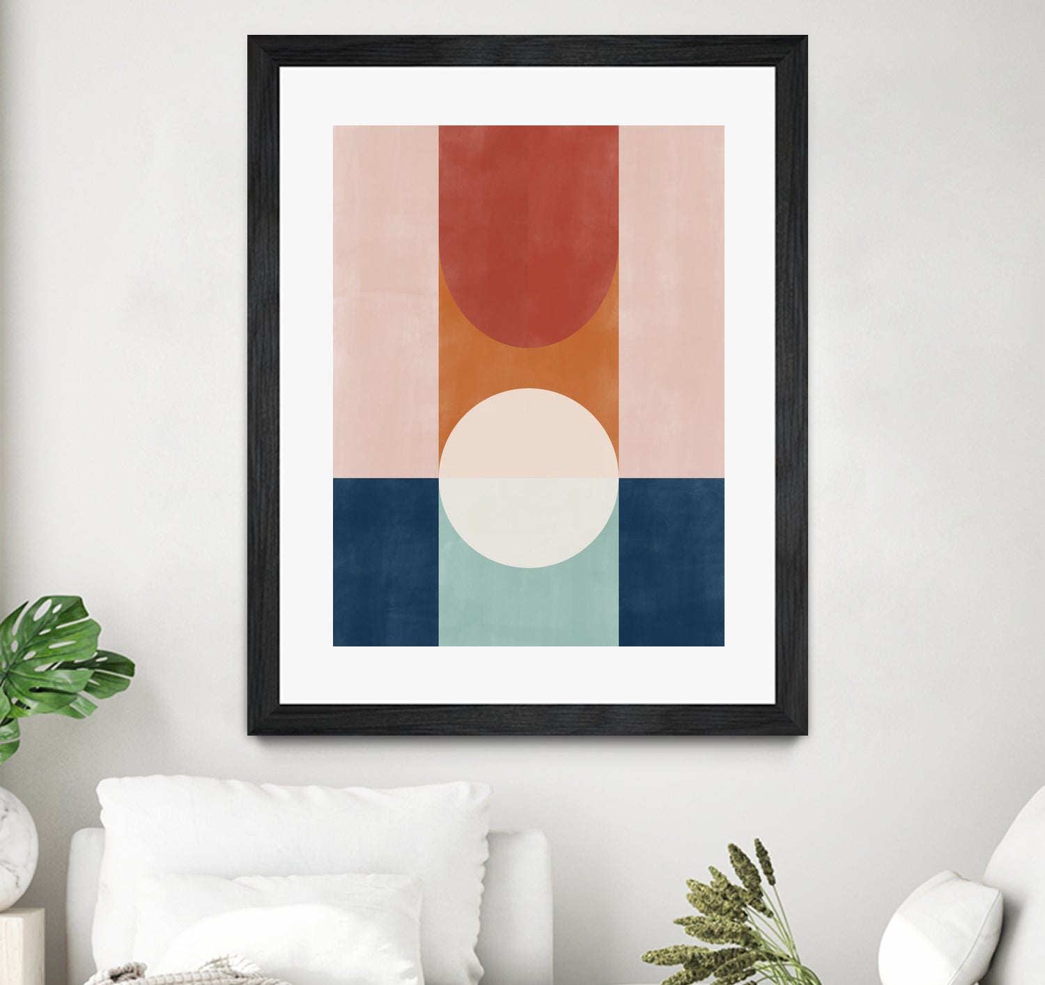 Abstract Design With Geometric Shapes by Elena Ristova on GIANT ART - abstract abstract