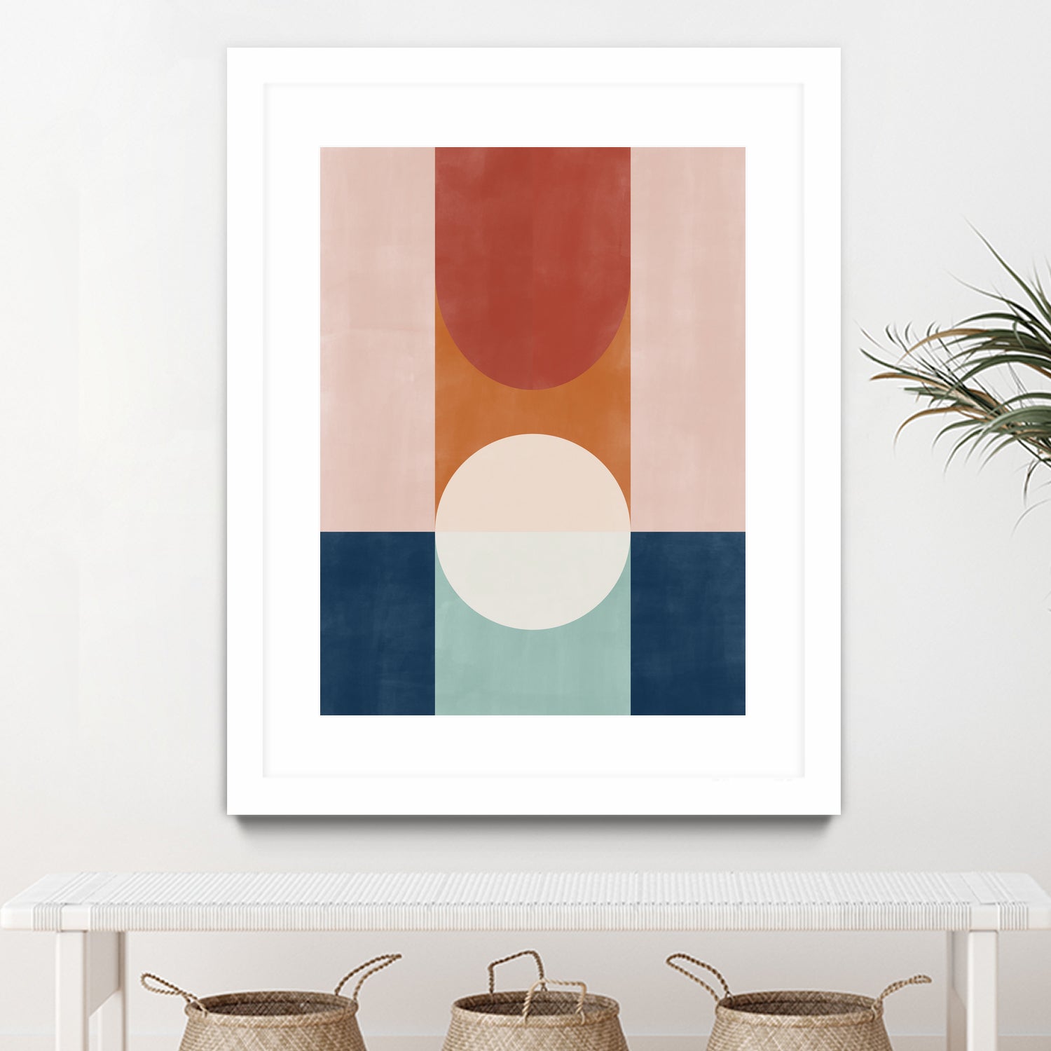 Abstract Design With Geometric Shapes by Elena Ristova on GIANT ART - abstract abstract