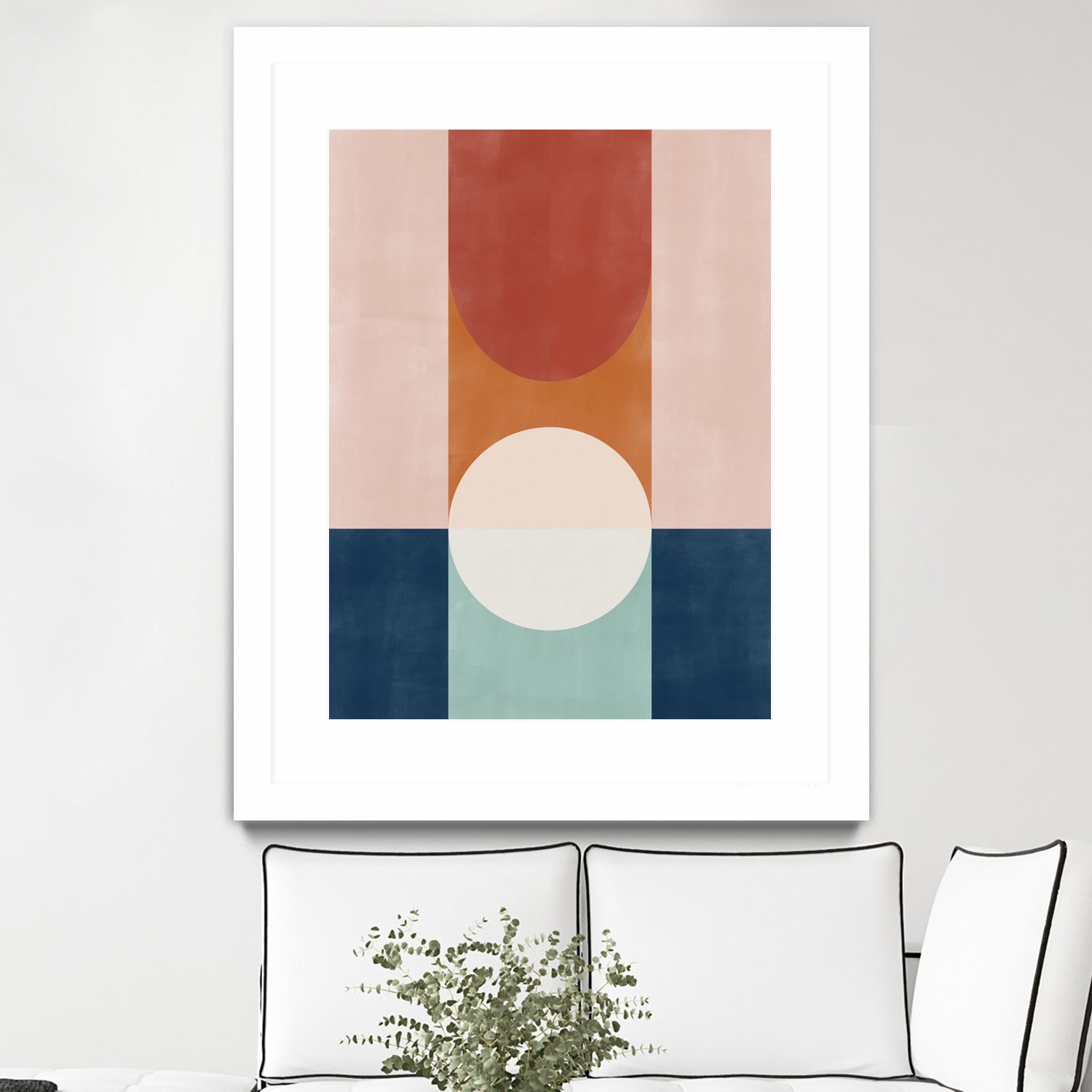 Abstract Design With Geometric Shapes by Elena Ristova on GIANT ART - abstract abstract
