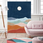 Moonlit Hill Scape by Elena Ristova on GIANT ART - abstract abstract