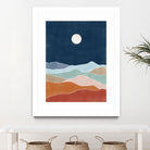 Moonlit Hill Scape by Elena Ristova on GIANT ART - abstract abstract