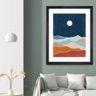 Moonlit Hill Scape by Elena Ristova on GIANT ART - abstract abstract