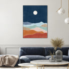 Moonlit Hill Scape by Elena Ristova on GIANT ART - abstract abstract