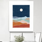 Moonlit Hill Scape by Elena Ristova on GIANT ART - abstract abstract