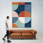 Geometric Shapes With Bold Circles by Elena Ristova on GIANT ART - abstract abstract