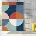 Geometric Shapes With Bold Circles by Elena Ristova on GIANT ART - abstract abstract