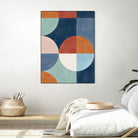 Geometric Shapes With Bold Circles by Elena Ristova on GIANT ART - abstract abstract