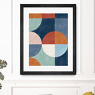 Geometric Shapes With Bold Circles by Elena Ristova on GIANT ART - abstract abstract