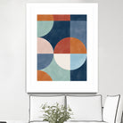 Geometric Shapes With Bold Circles by Elena Ristova on GIANT ART - abstract abstract