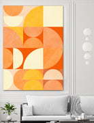 Spring Mid Rhapsody Orange 3 by Ana Rut Bre on GIANT ART - abstract abstract