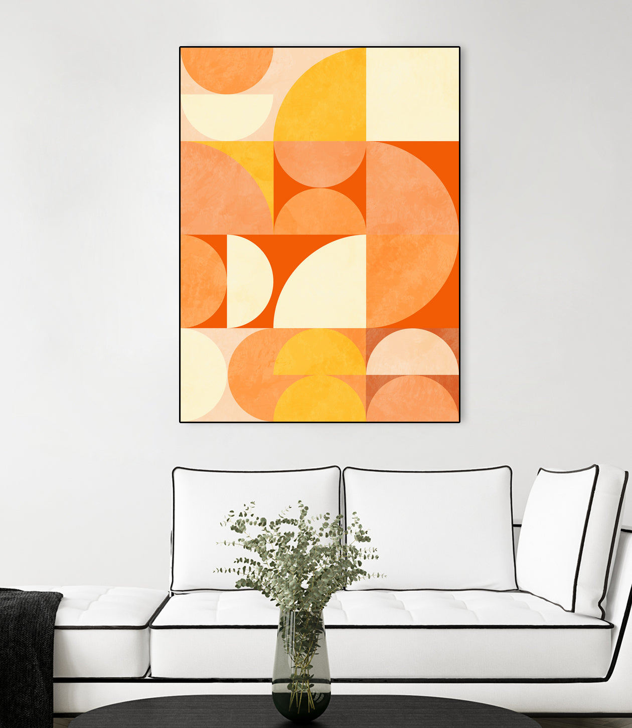 Spring Mid Rhapsody Orange 3 by Ana Rut Bre on GIANT ART - abstract abstract
