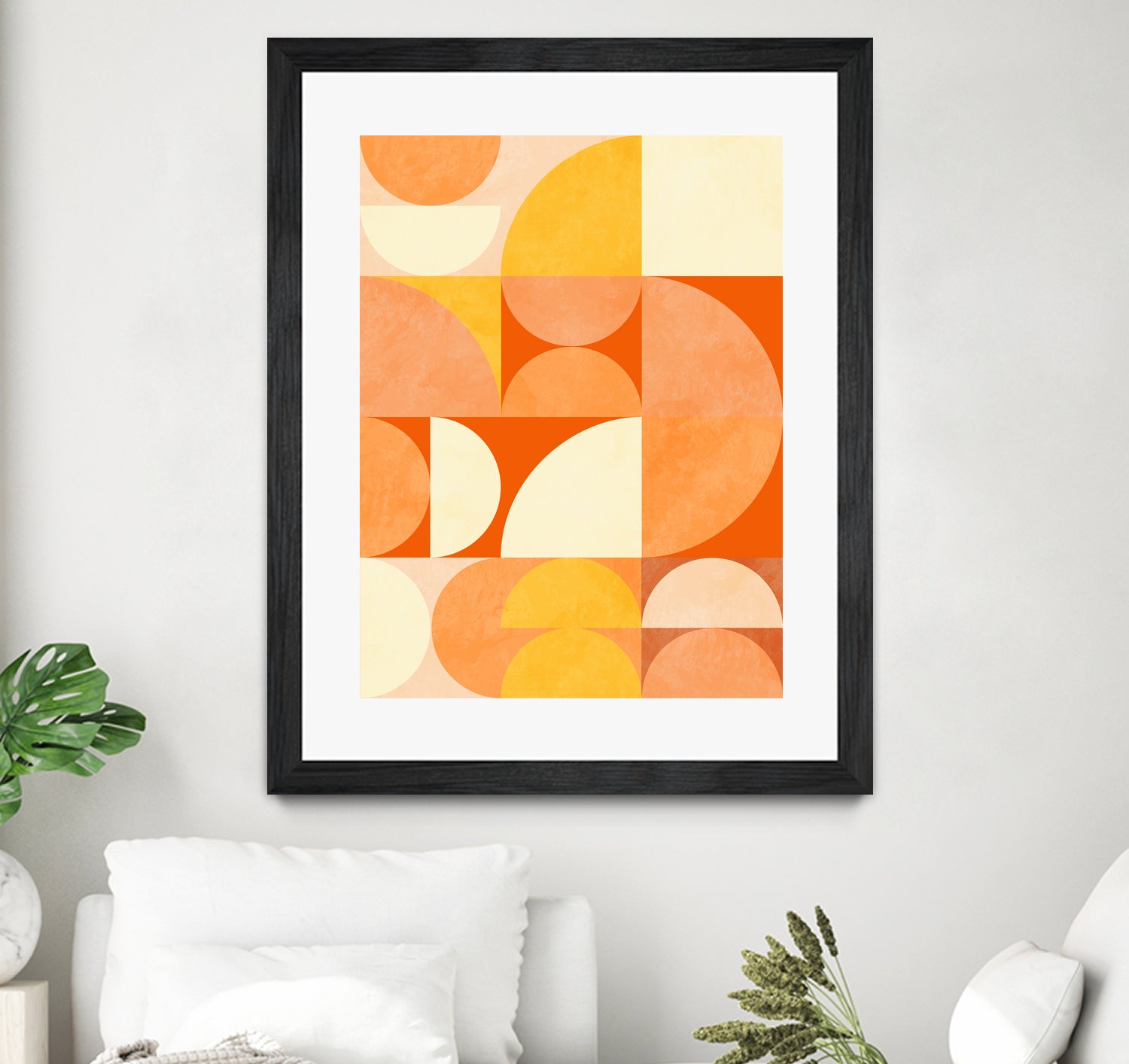 Spring Mid Rhapsody Orange 3 by Ana Rut Bre on GIANT ART - abstract abstract