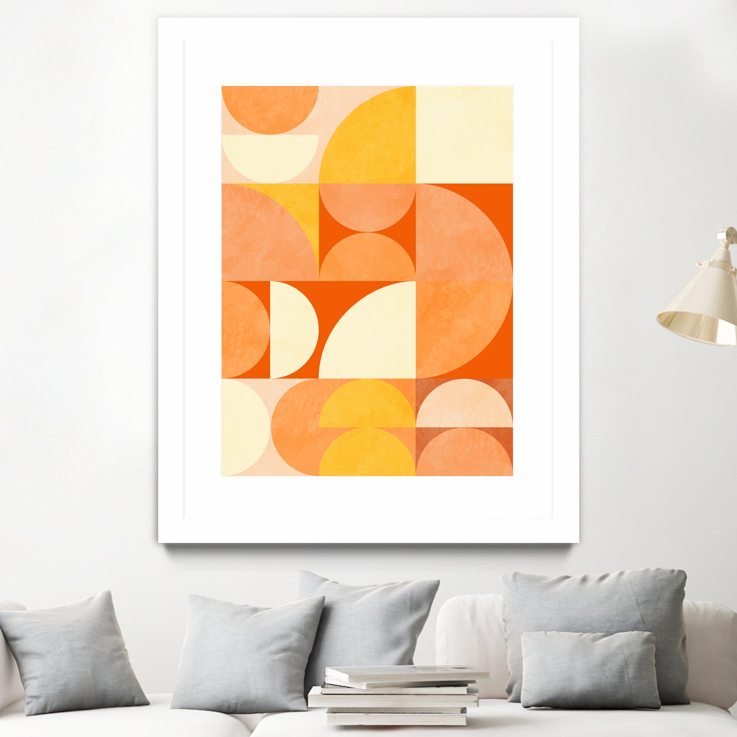 Spring Mid Rhapsody Orange 3 by Ana Rut Bre on GIANT ART - abstract abstract