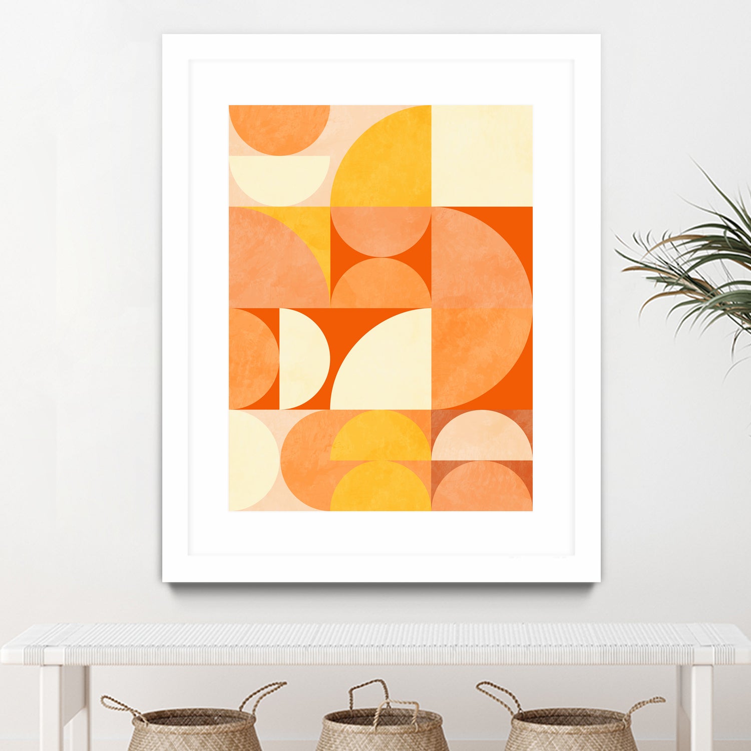 Spring Mid Rhapsody Orange 3 by Ana Rut Bre on GIANT ART - abstract abstract