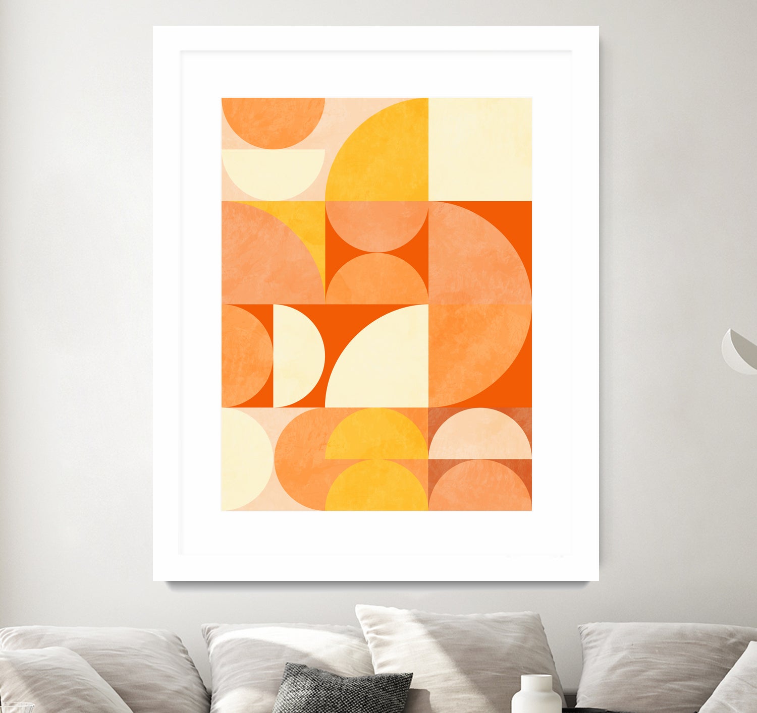 Spring Mid Rhapsody Orange 3 by Ana Rut Bre on GIANT ART - abstract abstract
