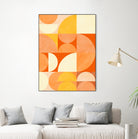 Spring Mid Rhapsody Orange 3 by Ana Rut Bre on GIANT ART - abstract abstract