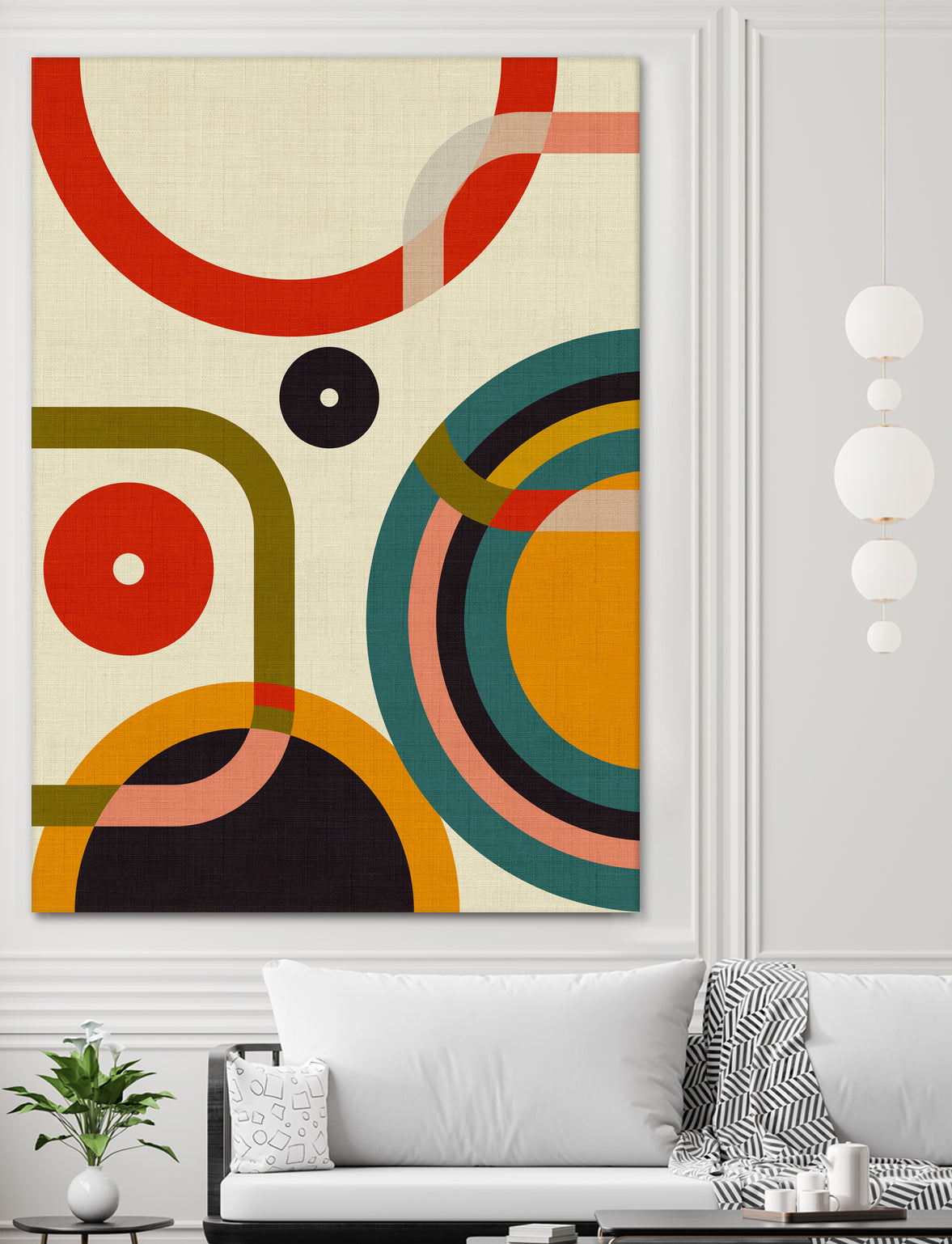 Mid Century Cirque by Ana Rut Bre on GIANT ART - abstract abstract
