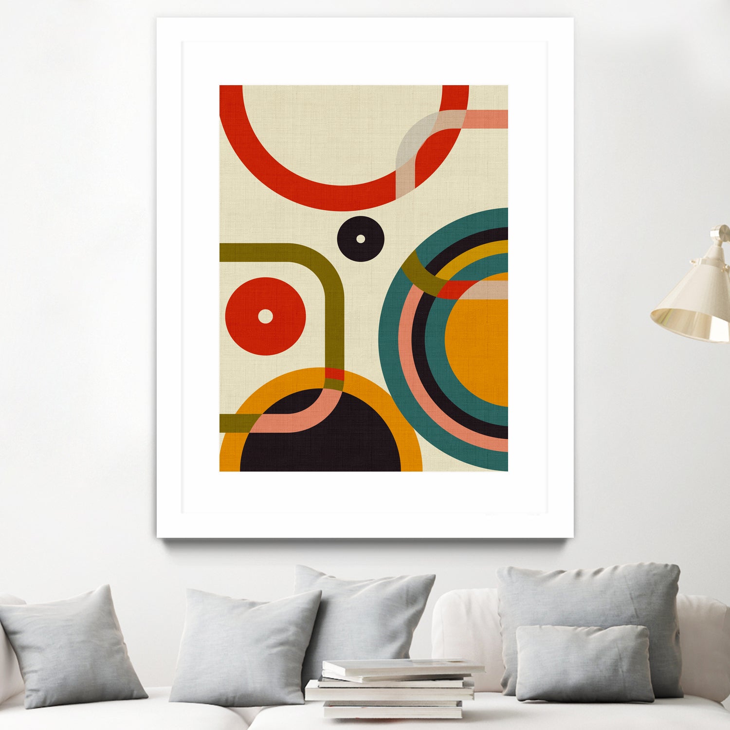 Mid Century Cirque by Ana Rut Bre on GIANT ART - abstract abstract