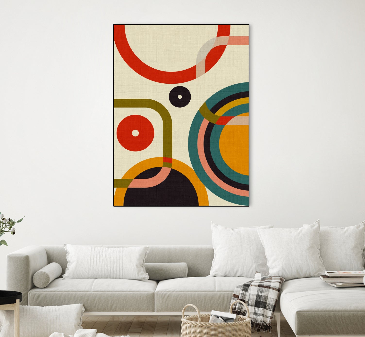 Mid Century Cirque by Ana Rut Bre on GIANT ART - abstract abstract