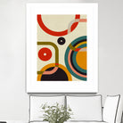 Mid Century Cirque by Ana Rut Bre on GIANT ART - abstract abstract