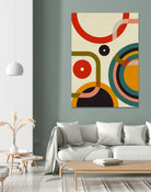 Mid Century Cirque by Ana Rut Bre on GIANT ART - abstract abstract