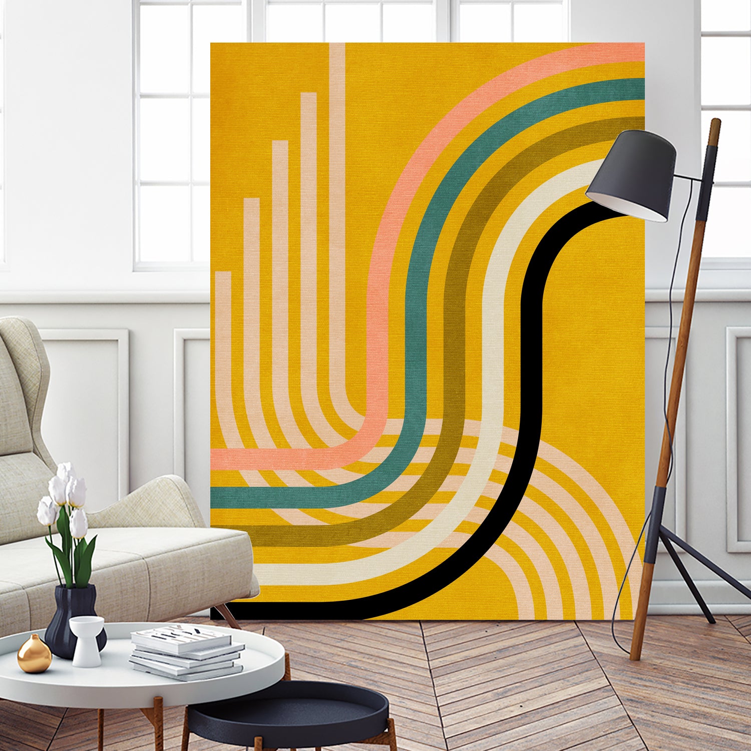 Rainbow Suns 9 Kopie by Ana Rut Bre on GIANT ART - abstract abstract