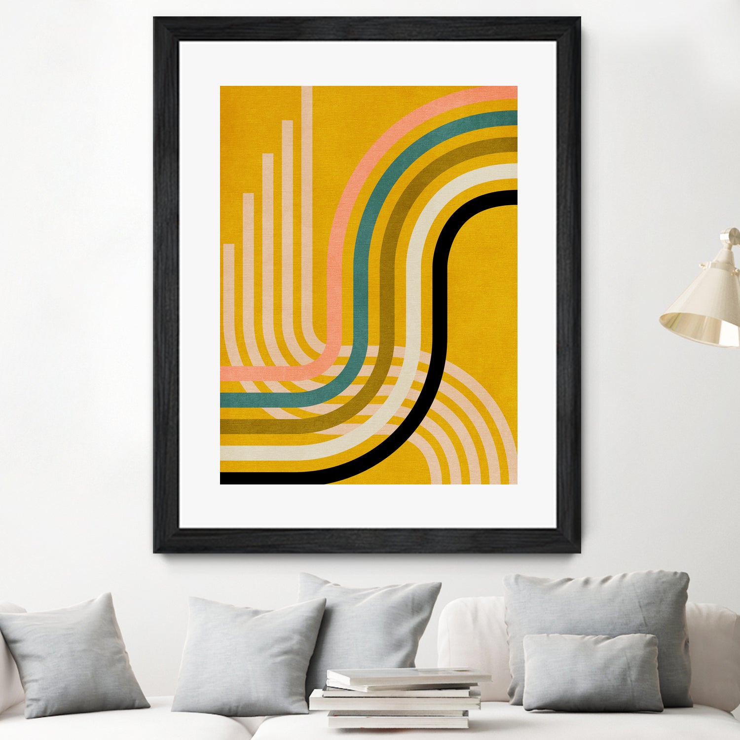 Rainbow Suns 9 Kopie by Ana Rut Bre on GIANT ART - abstract abstract