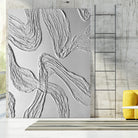 THE WHITE DANCE by ALLA on GIANT ART - white illustration fabric on canvas