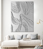 THE WHITE DANCE by ALLA on GIANT ART - white illustration fabric on canvas