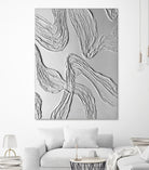 THE WHITE DANCE by ALLA on GIANT ART - white illustration fabric on canvas