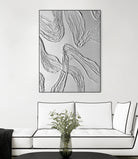 THE WHITE DANCE by ALLA on GIANT ART - white illustration fabric on canvas
