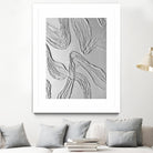 THE WHITE DANCE by ALLA on GIANT ART - white illustration fabric on canvas