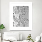 THE WHITE DANCE by ALLA on GIANT ART - white illustration fabric on canvas