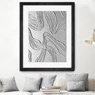 THE WHITE DANCE by ALLA on GIANT ART - white illustration fabric on canvas