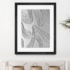 THE WHITE DANCE by ALLA on GIANT ART - white illustration fabric on canvas