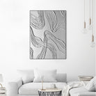 THE WHITE DANCE by ALLA on GIANT ART - white illustration fabric on canvas