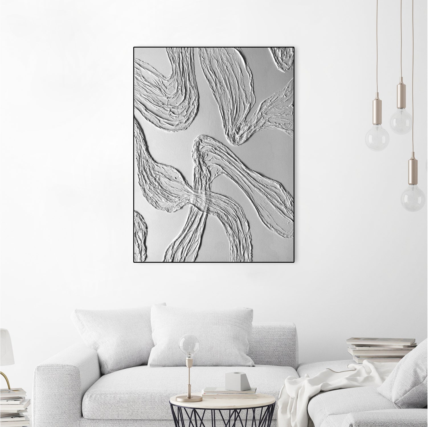 THE WHITE DANCE by ALLA on GIANT ART - white illustration fabric on canvas