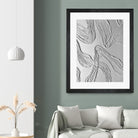 THE WHITE DANCE by ALLA on GIANT ART - white illustration fabric on canvas
