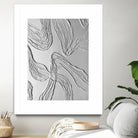 THE WHITE DANCE by ALLA on GIANT ART - white illustration fabric on canvas