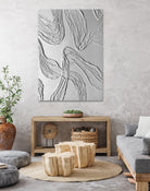 THE WHITE DANCE by ALLA on GIANT ART - white illustration fabric on canvas