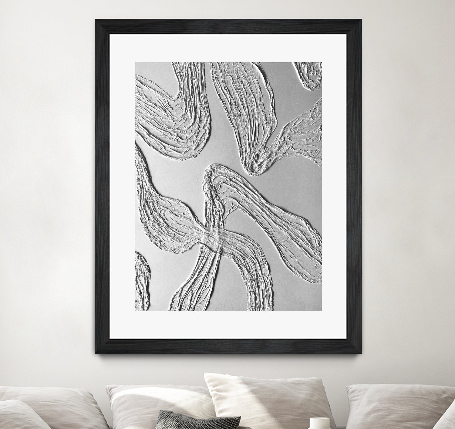 THE WHITE DANCE by ALLA on GIANT ART - white illustration fabric on canvas