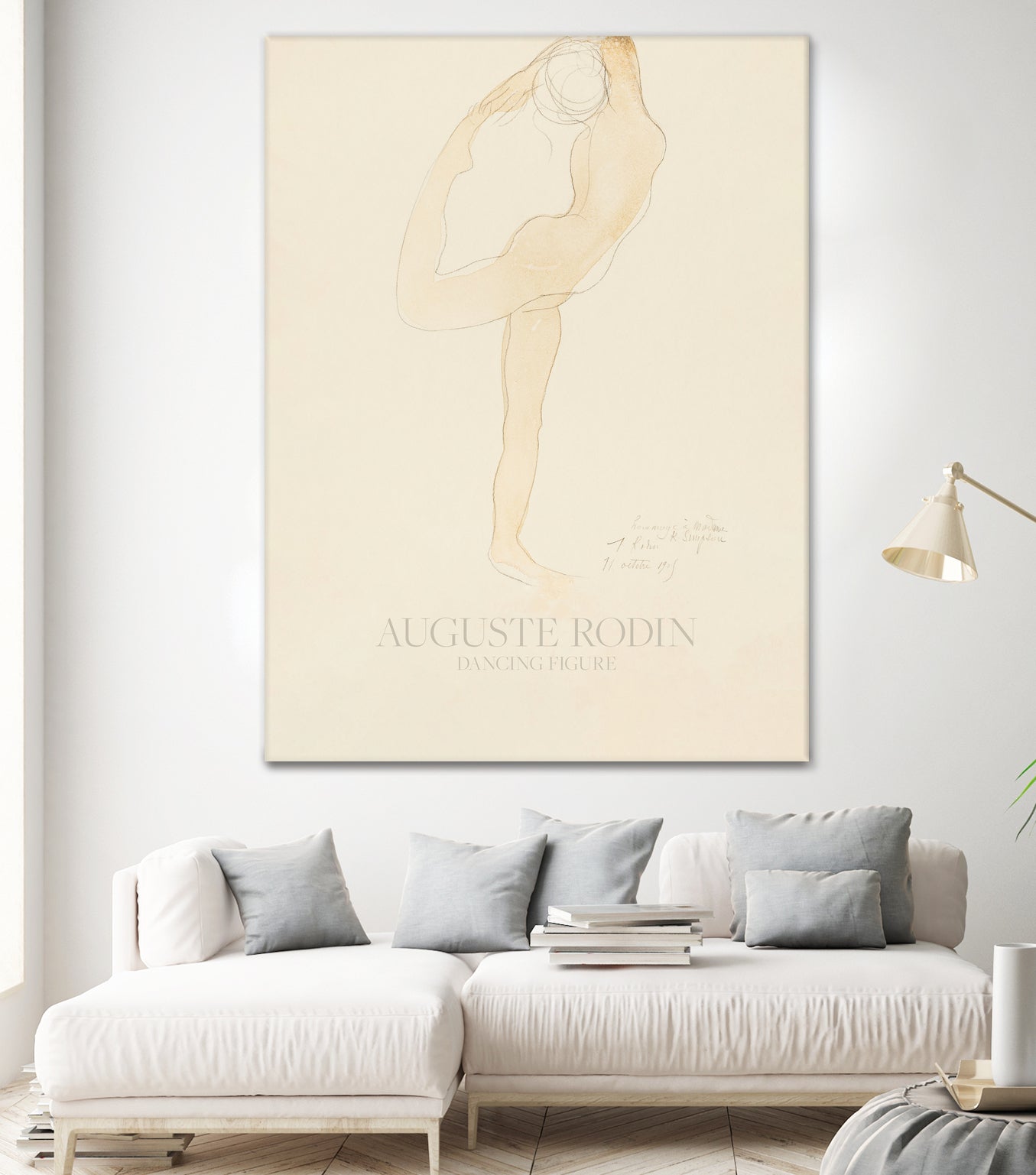 Dancing Figure (1905) - Art Print by Auguste Rodin | GIANT ART