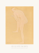 Figure Bending Forward With Right Knee Raised by Auguste Rodin on GIANT ART - auguste rodin figurative auguste rodin