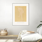 Figure Bending Forward With Right Knee Raised by Auguste Rodin on GIANT ART - auguste rodin figurative auguste rodin